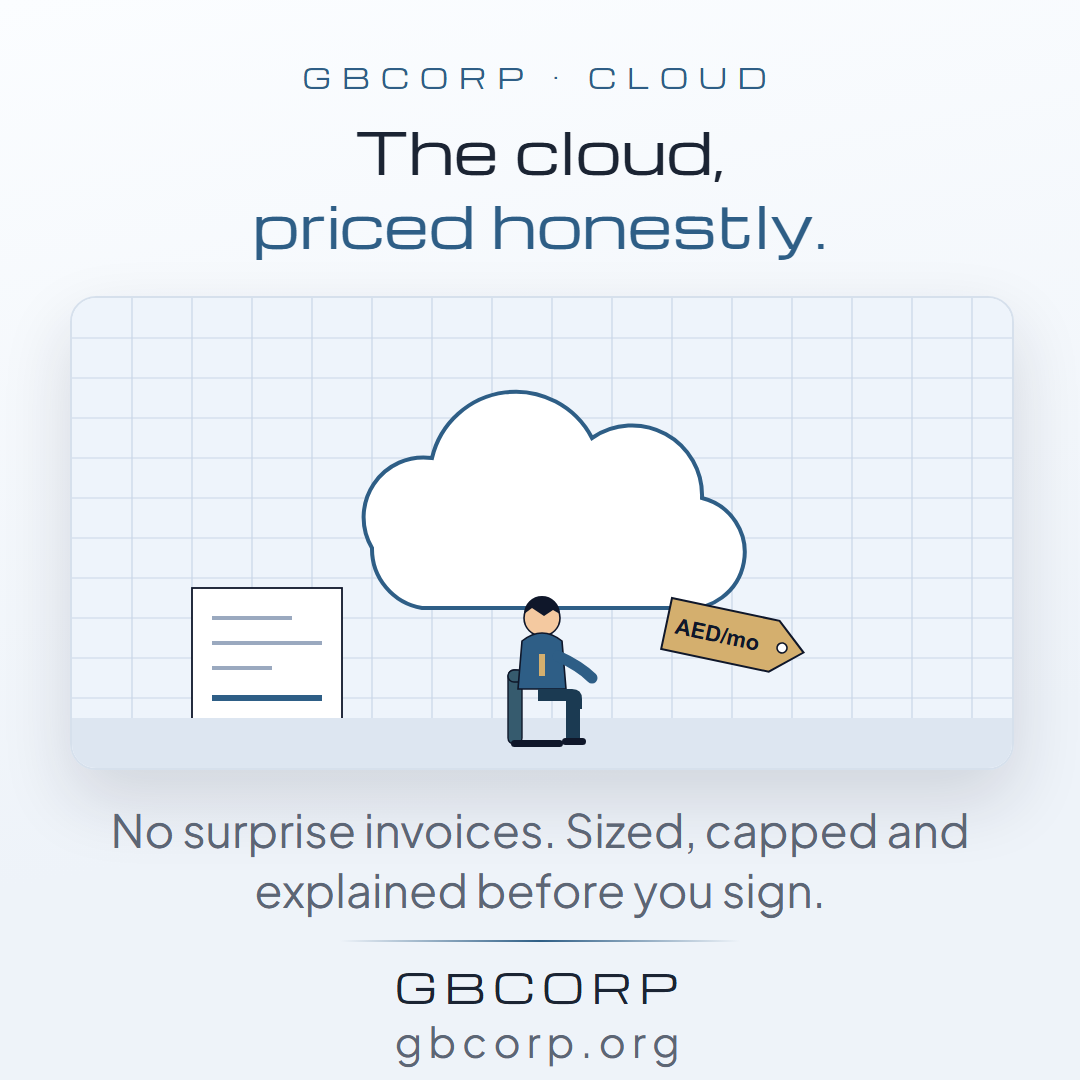 The cloud, priced honestly.